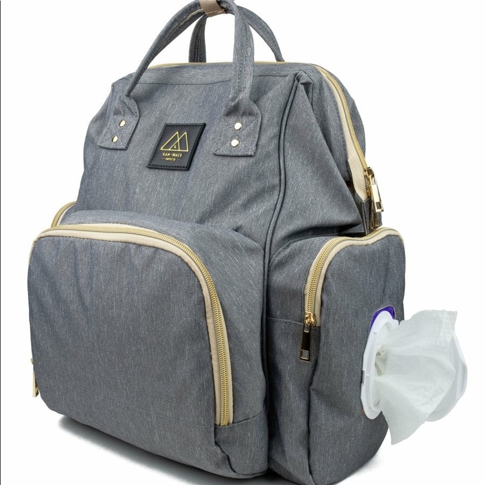 Gray Diaper Backpack - image 8